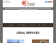 Tablet Screenshot of cdsolicitors.com